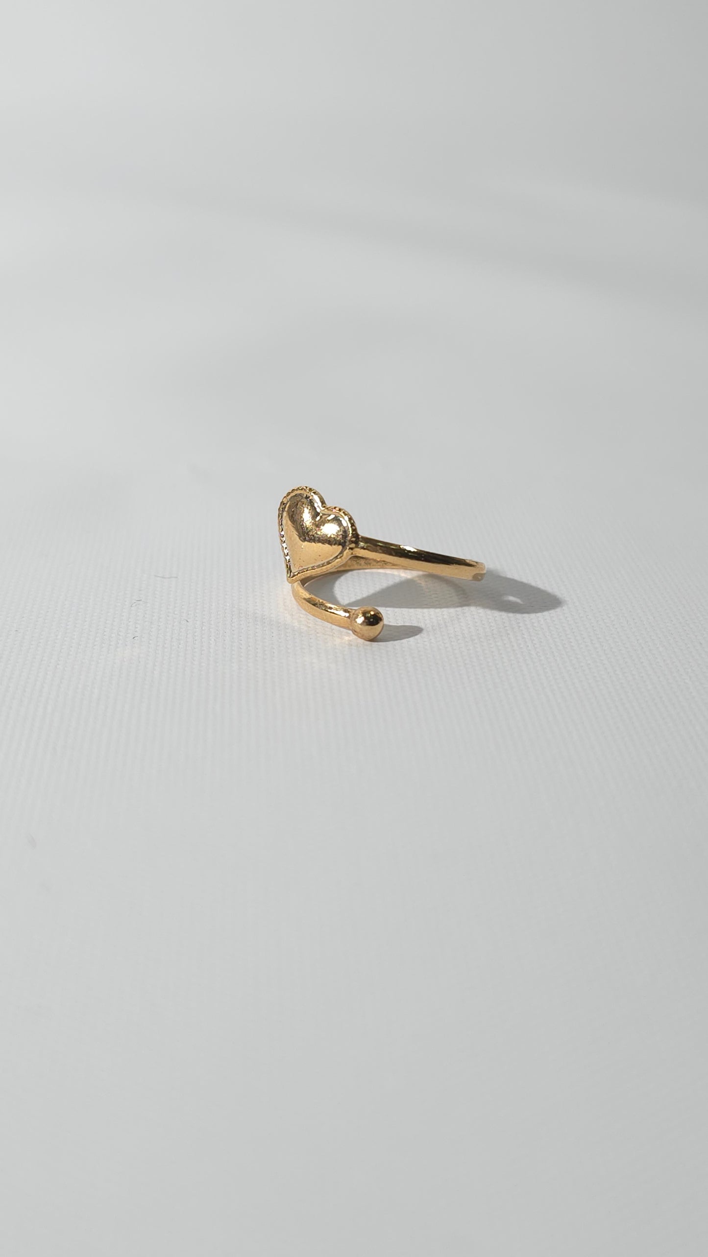 Anillo Midi "Corazón Dorado"