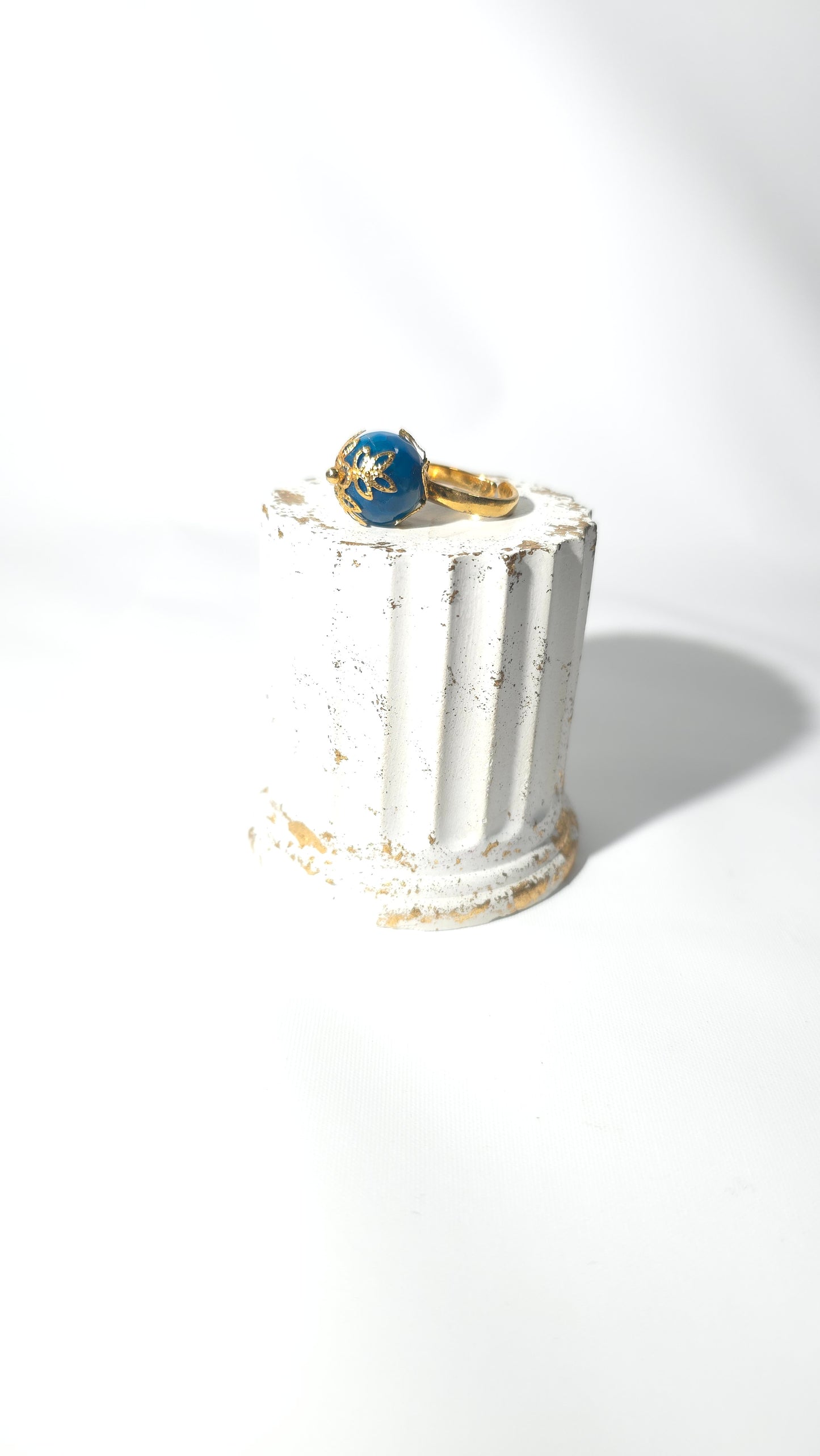 Anillo Esfera Turquesa "Azul Majestad"