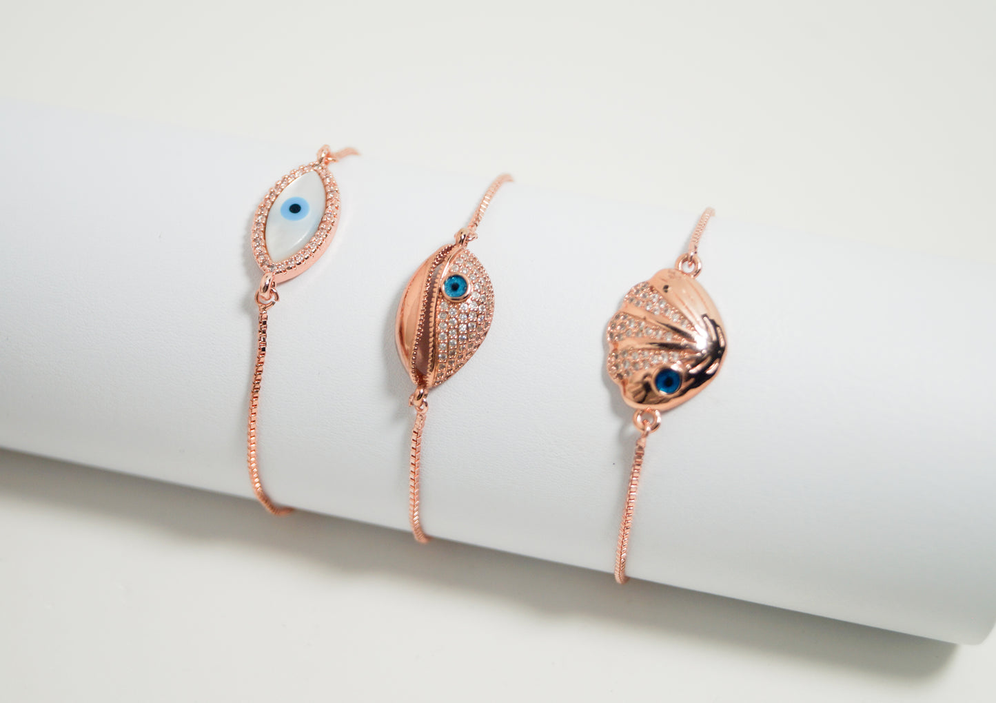 Pulsera individual Rodio rosa