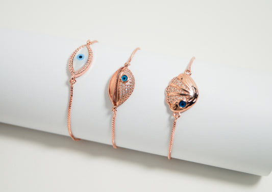 Pulsera individual Rodio rosa