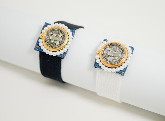 Pulsera individual tejida de San Benito