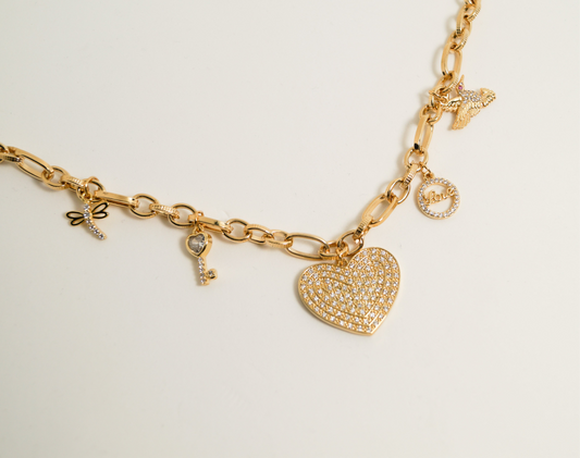 Collar Multi dijes corazón