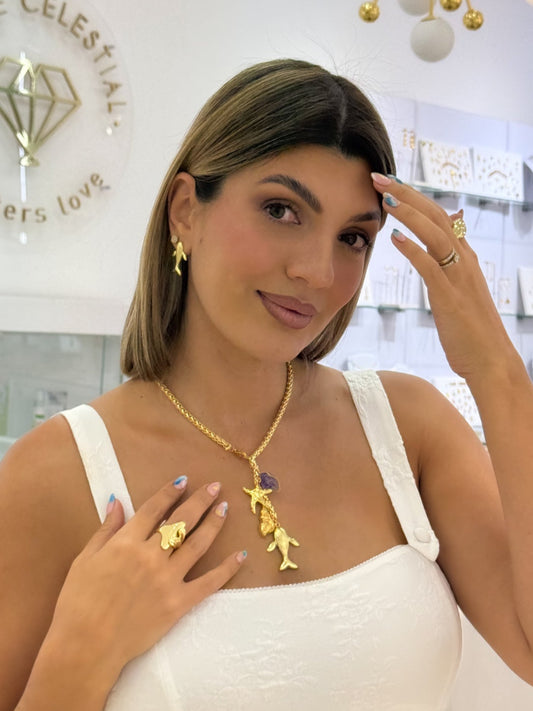 Collar Naturaleza Marina Multidijes