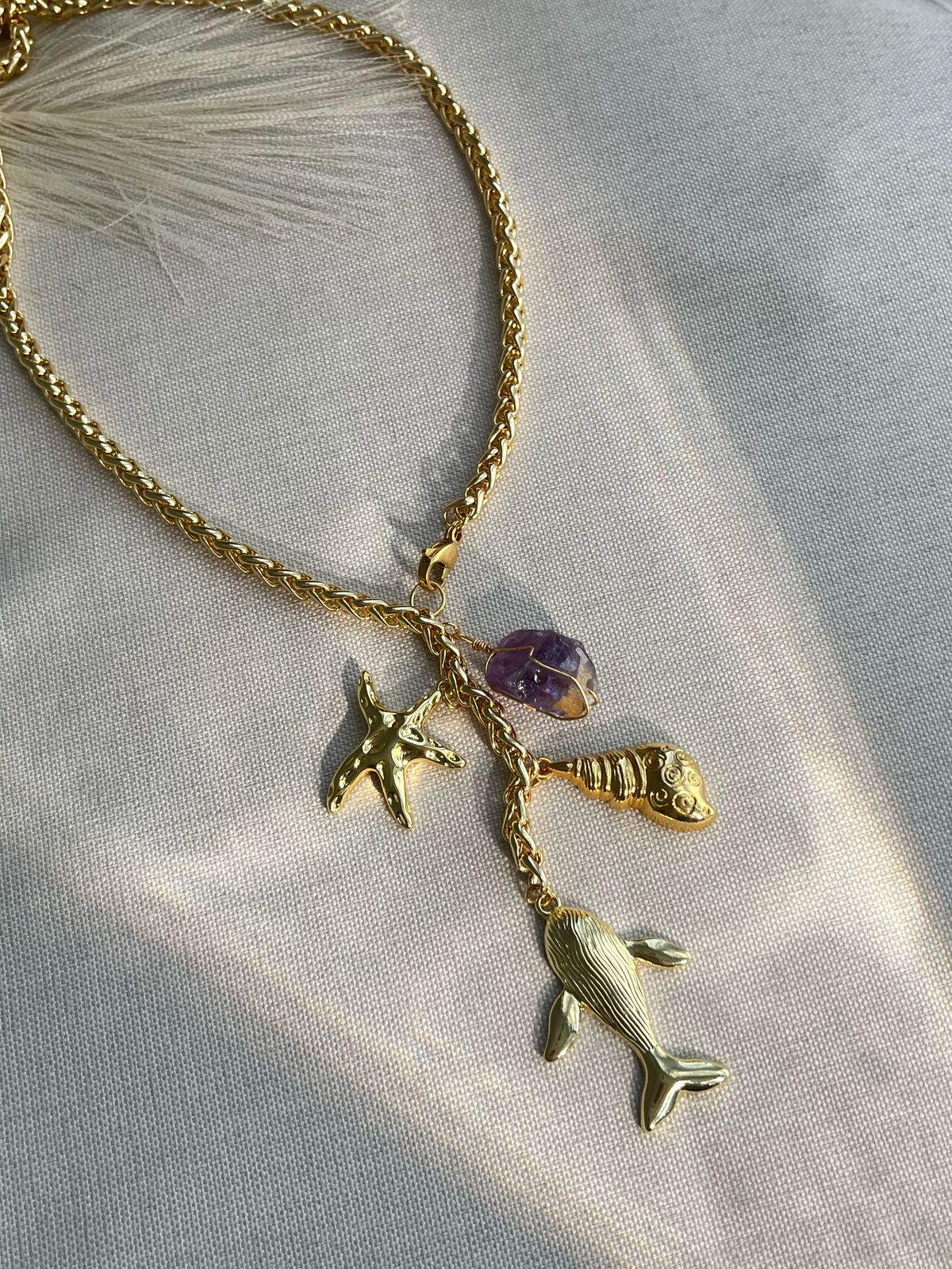 Collar Naturaleza Marina Multidijes