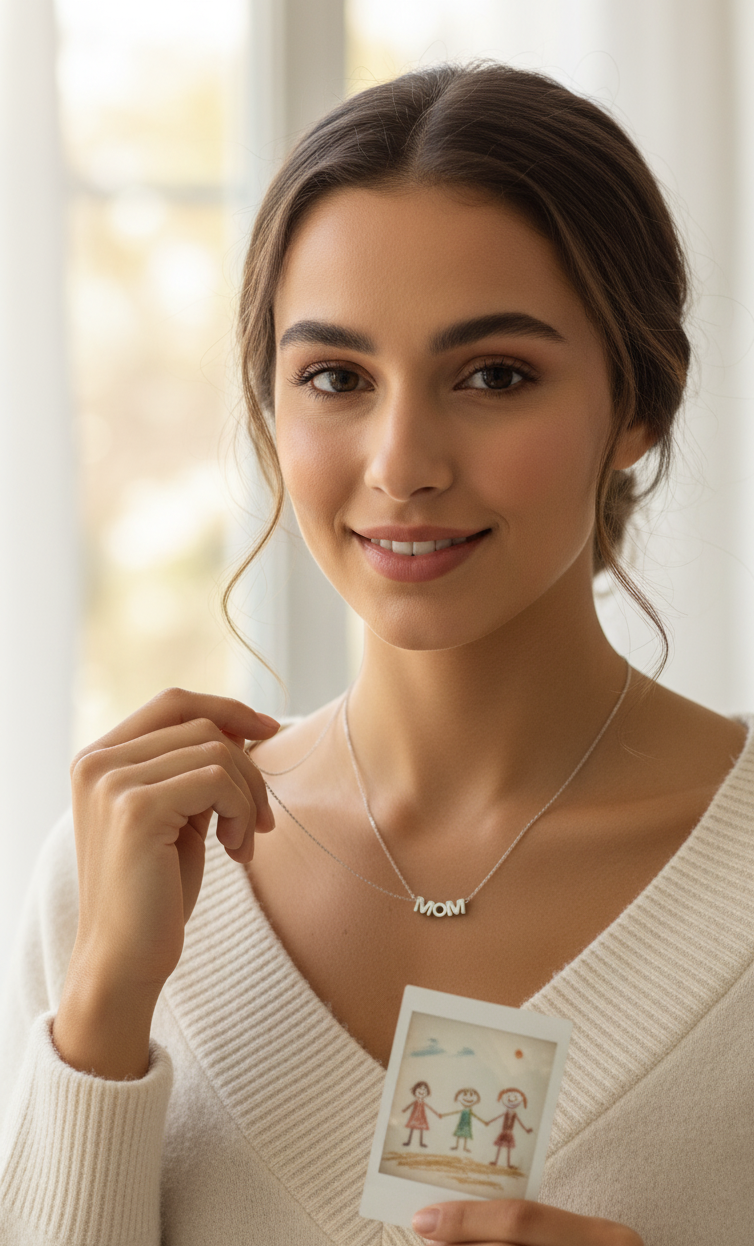 Collar "MOM" Un Homenaje al Amor Incondicional