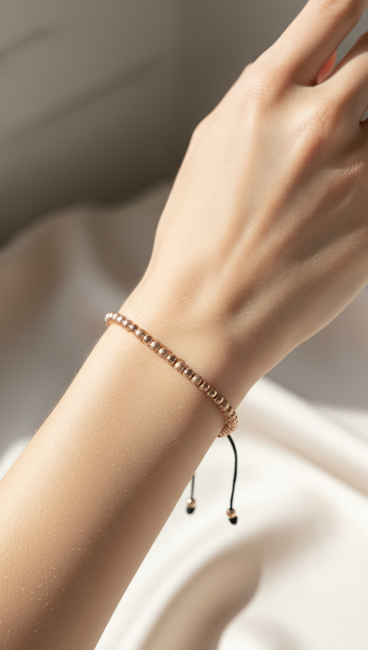 Pulsera Esferas de Rodio "Brillo Infinito"