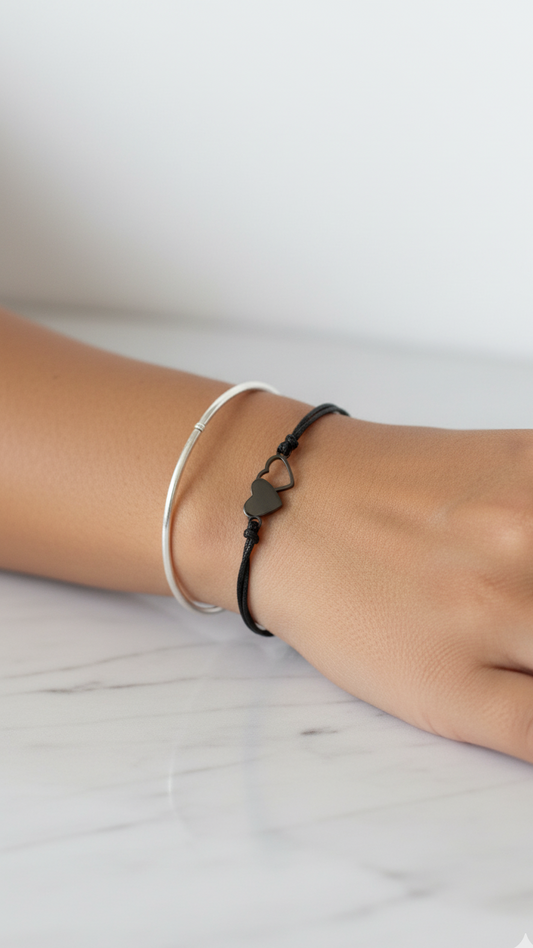 Pulsera Corazones Entrelazados