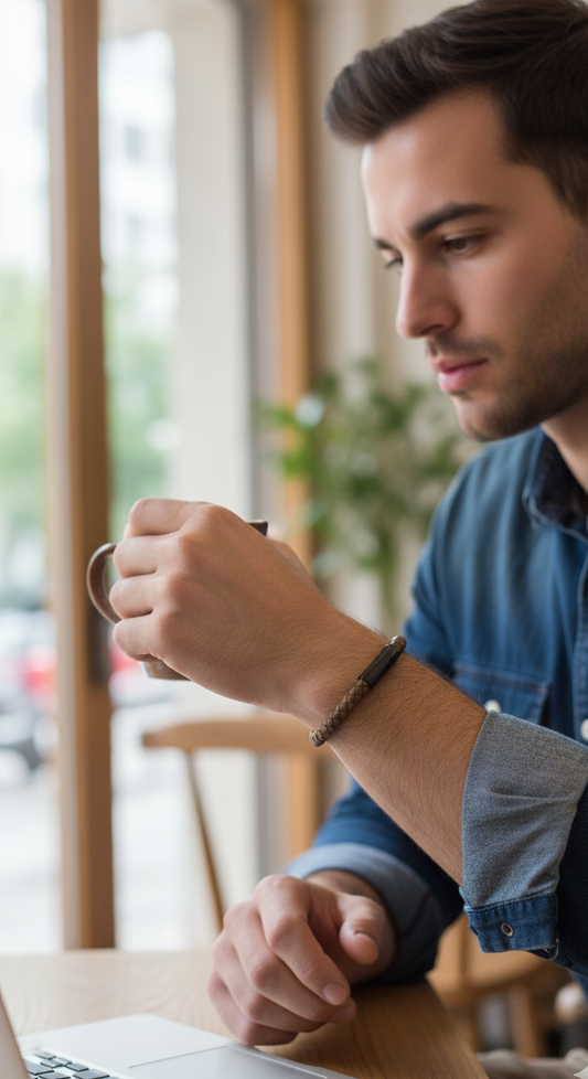 Pulsera Trenzada "Eslabón Terra"
