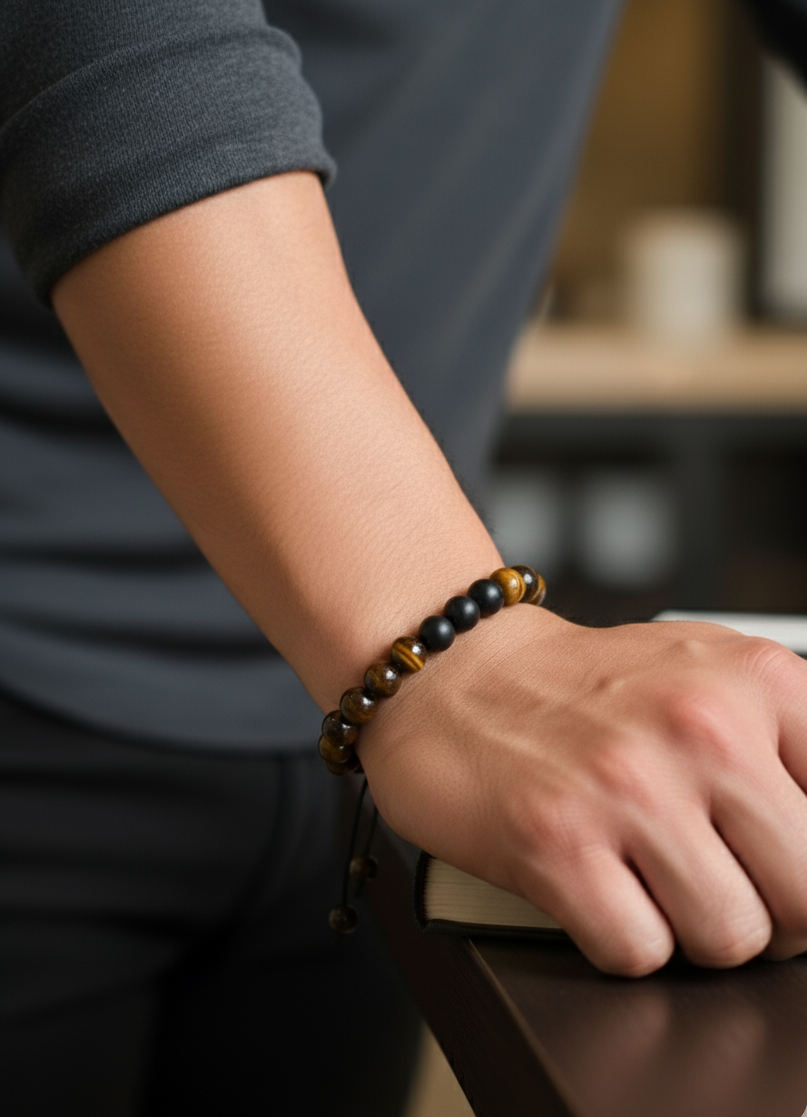 Pulsera "Tiger Eye Onyx" - Energía y Estilo