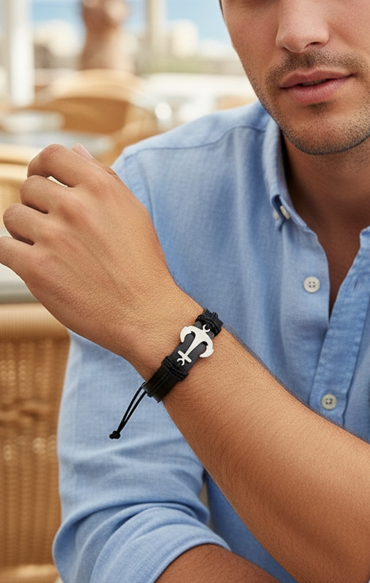Pulsera Náutica "Ancla Profunda"