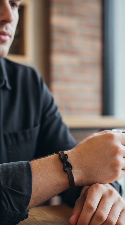 Pulsera de Hombre "Lazo Eterno" | Estilo Moderno y Simbolismo Duradero