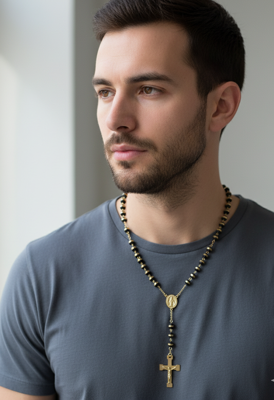 Rosario de Hombre "Fe y Fortaleza" | Distinción y Devoción