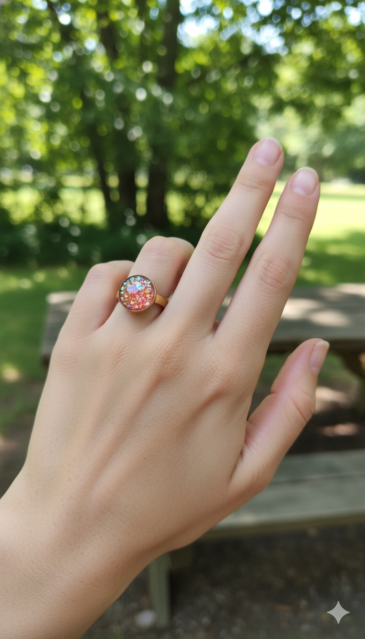 Anillo "Aura de Color"