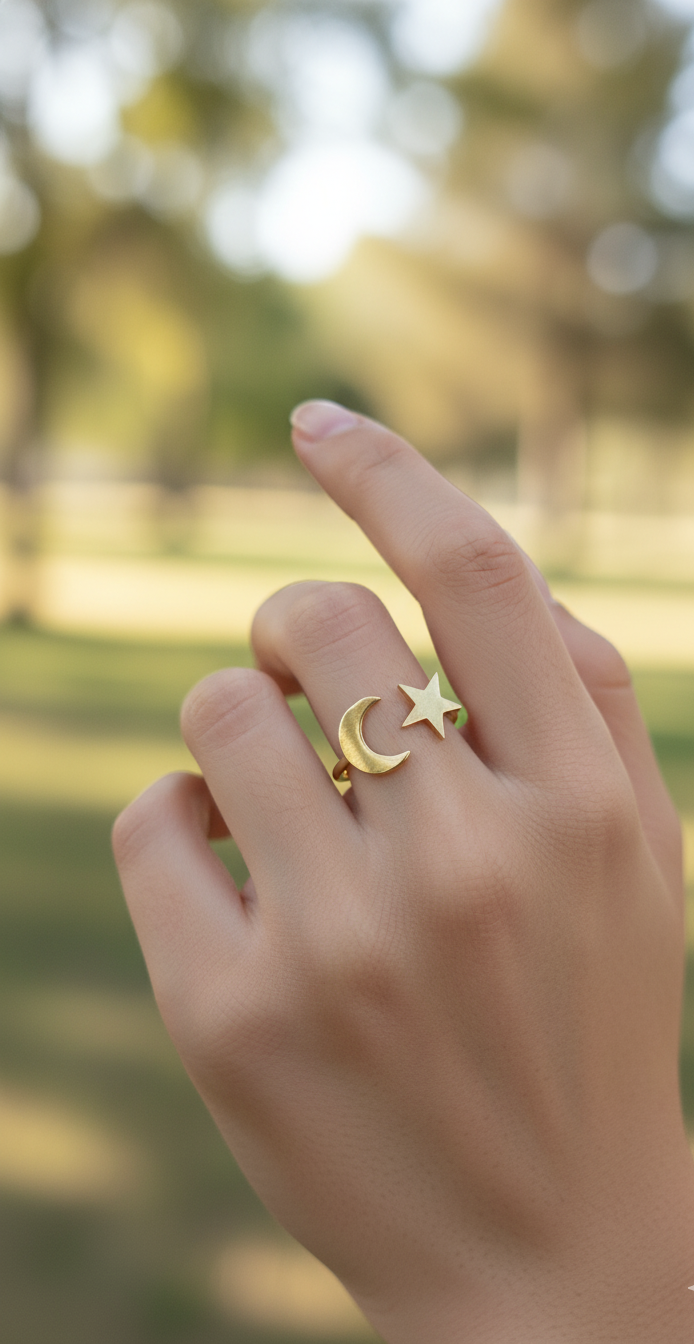 "Estrella y Luna Creciente"