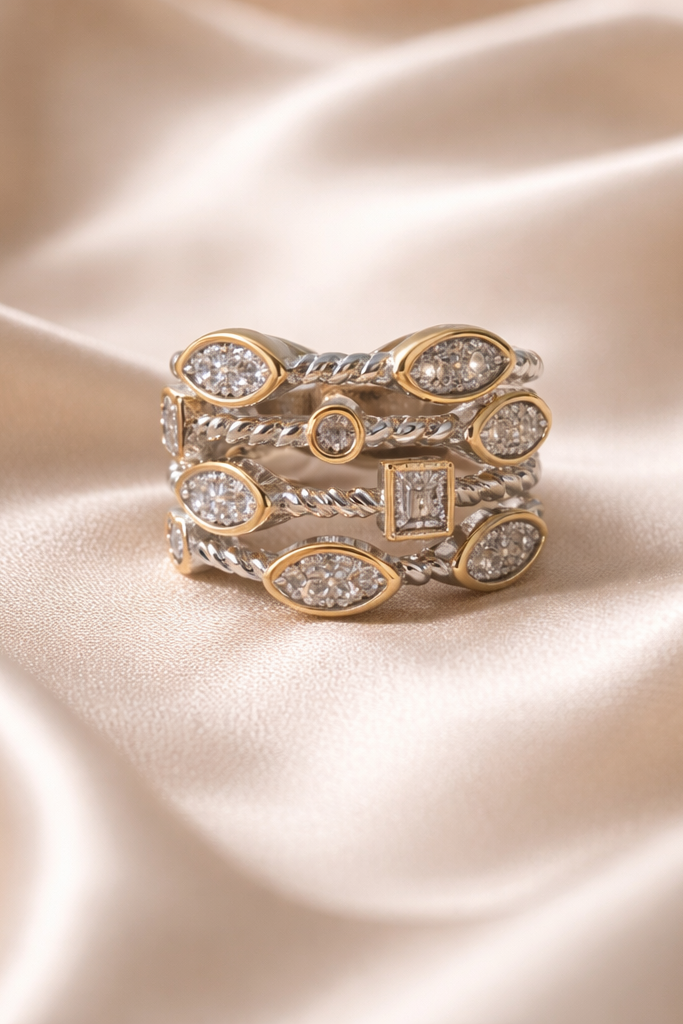 Anillo Bimetálico Capuchino