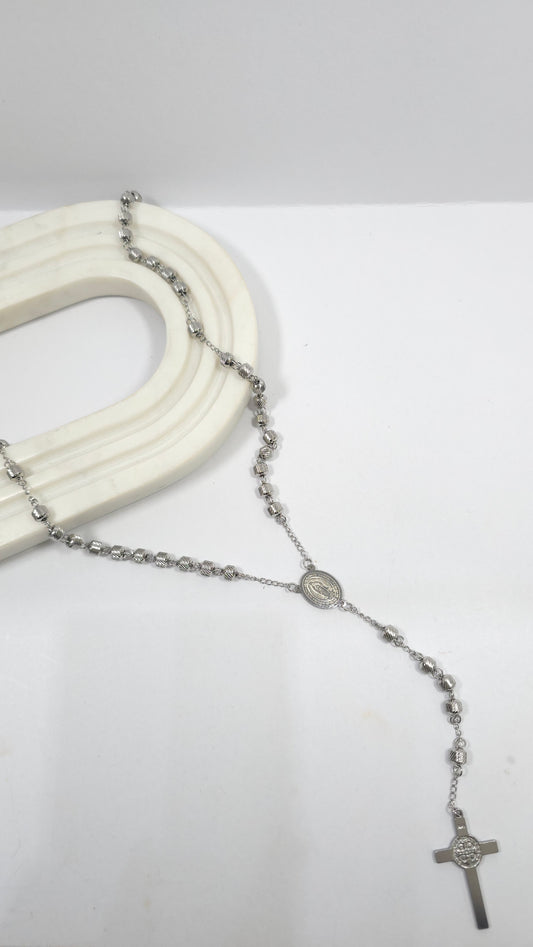 Rosario Protector de Acero "Cruz de San Benito"