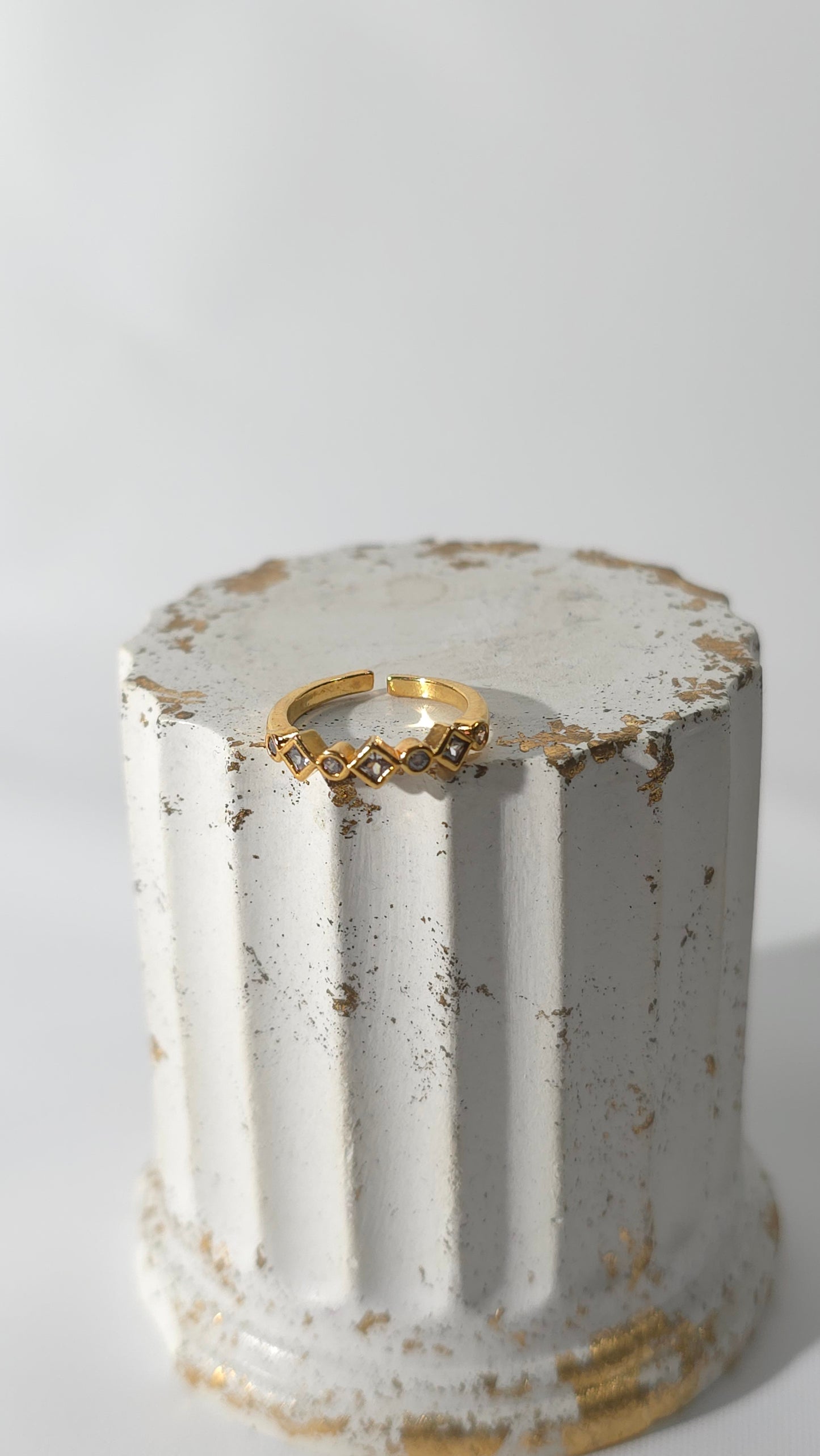 Anillo midi "Constelación Geométrica"