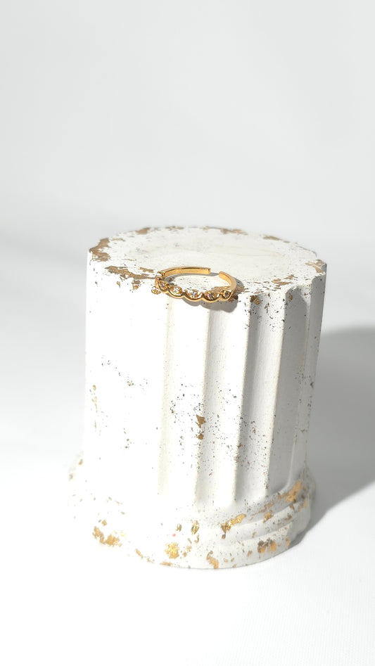 Anillo Midi "Ondas de Luz"