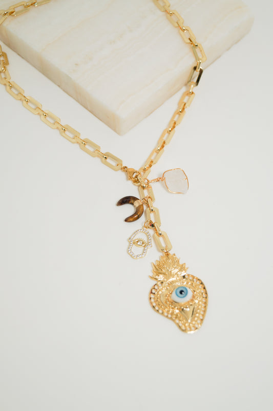 Collar ojo turco