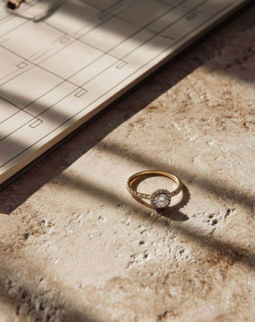 Anillo Brillo Zirconia