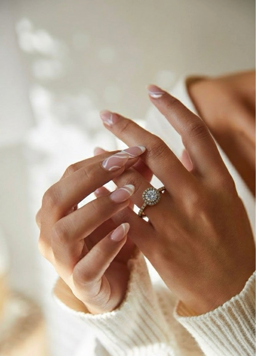 Anillo Brillo Zirconia