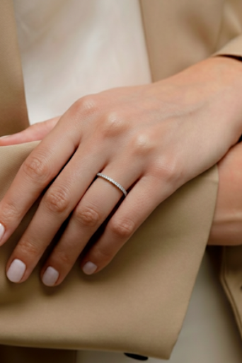 Anillo Plateado Fino