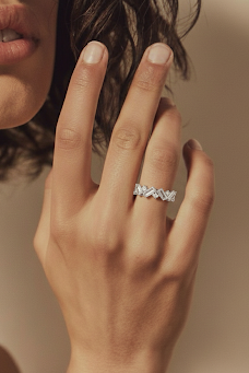 Anillo Zirconias Rectangulares