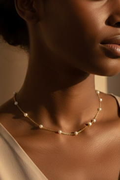 Collar Perlas