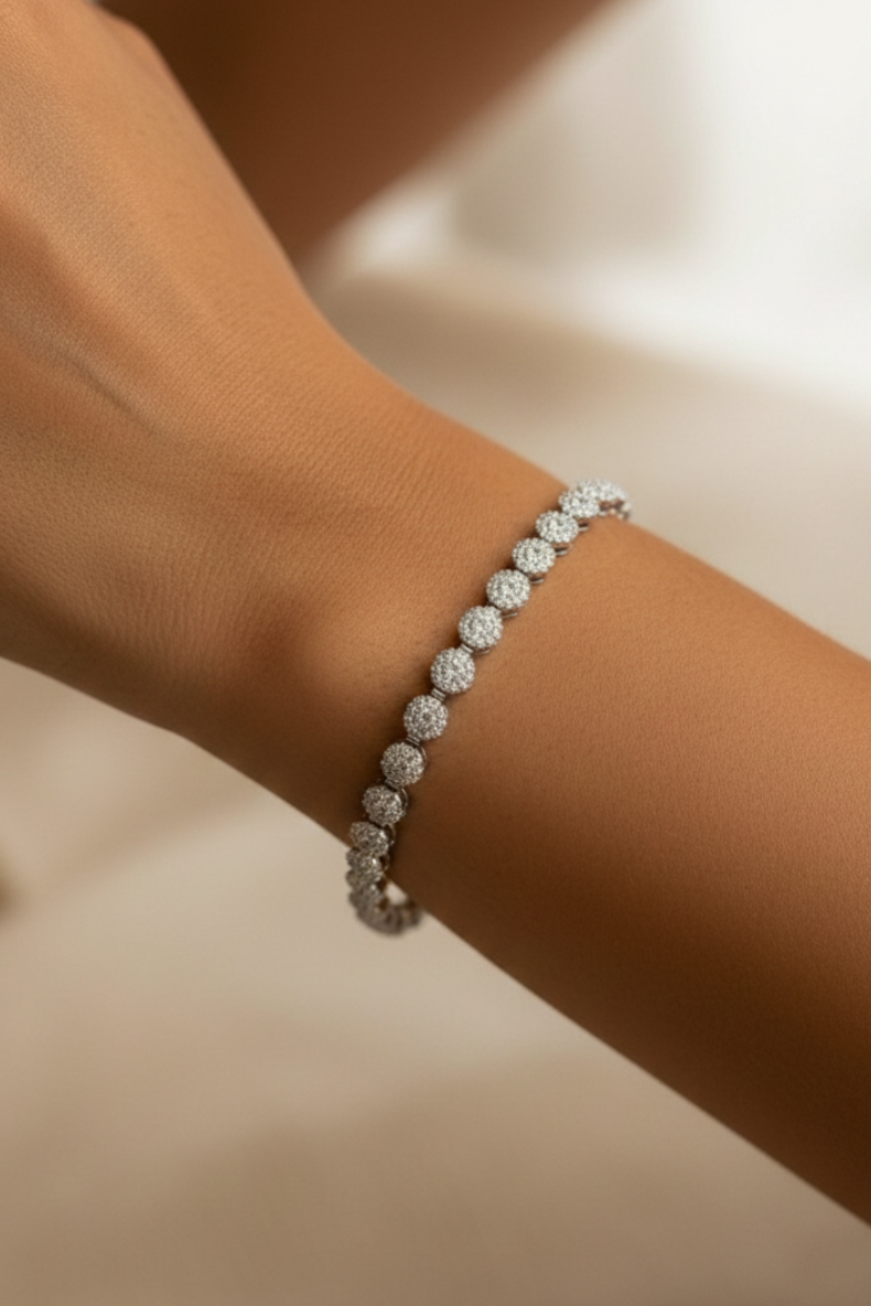 Pulsera Destello Plata