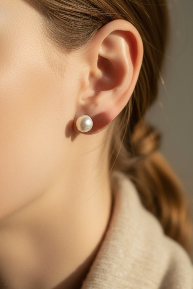 Aretes Perlas