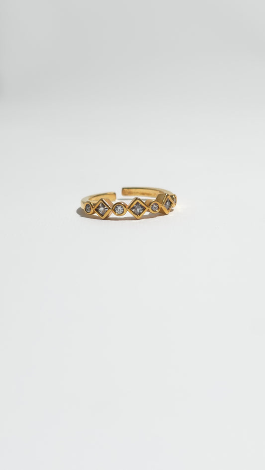 Anillo Medio Dedo "Mosaico"